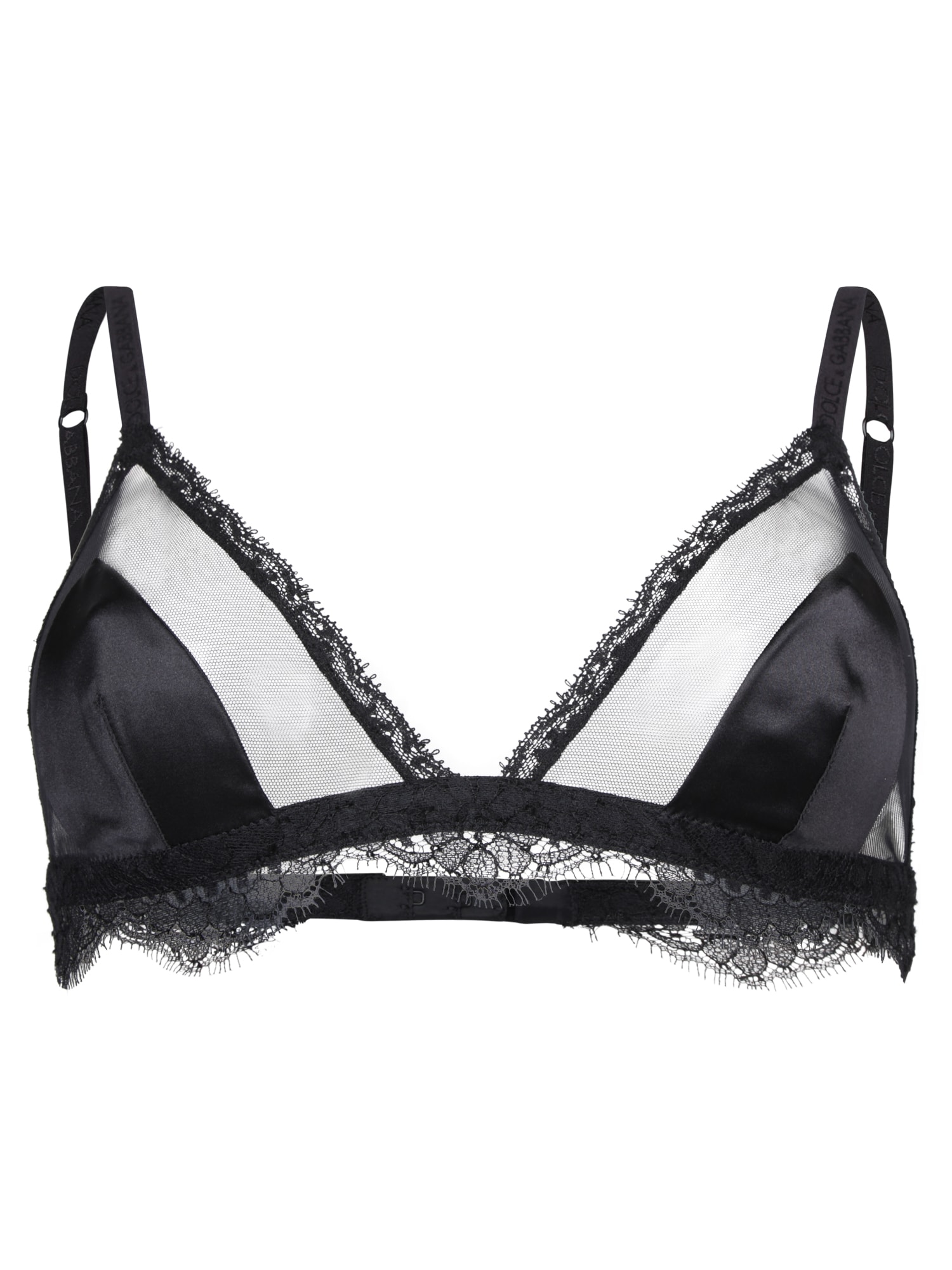 Shop Dolce & Gabbana Soft Cup Black Bra