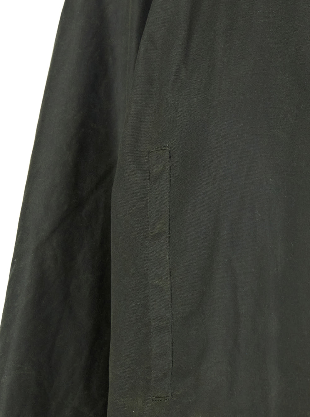 Totême Green Jacket With Corduroy Collar And Rear English Vents In Cotton Woman In Green