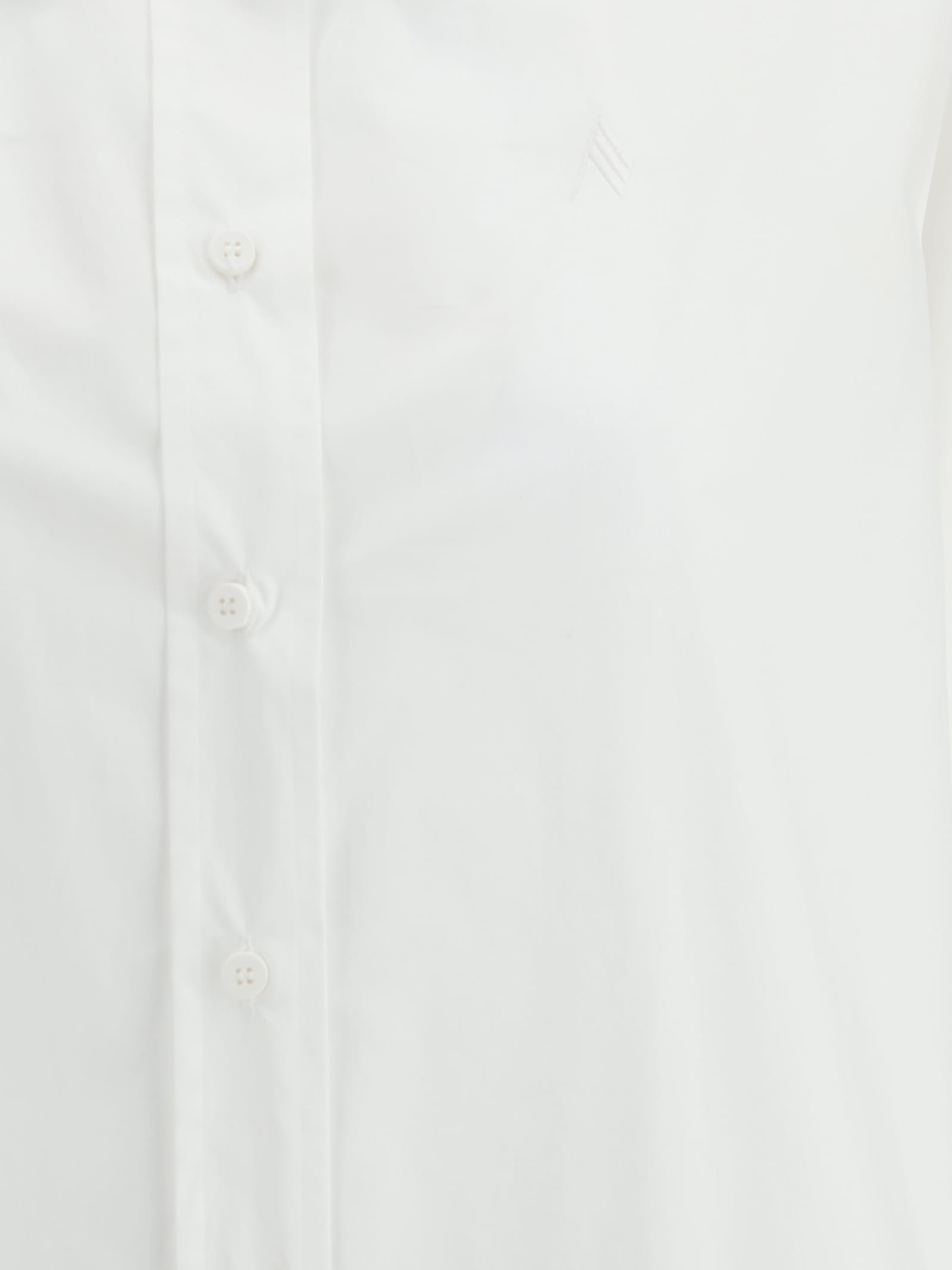 Attico Diana Parachute Canvas Overshirt In White