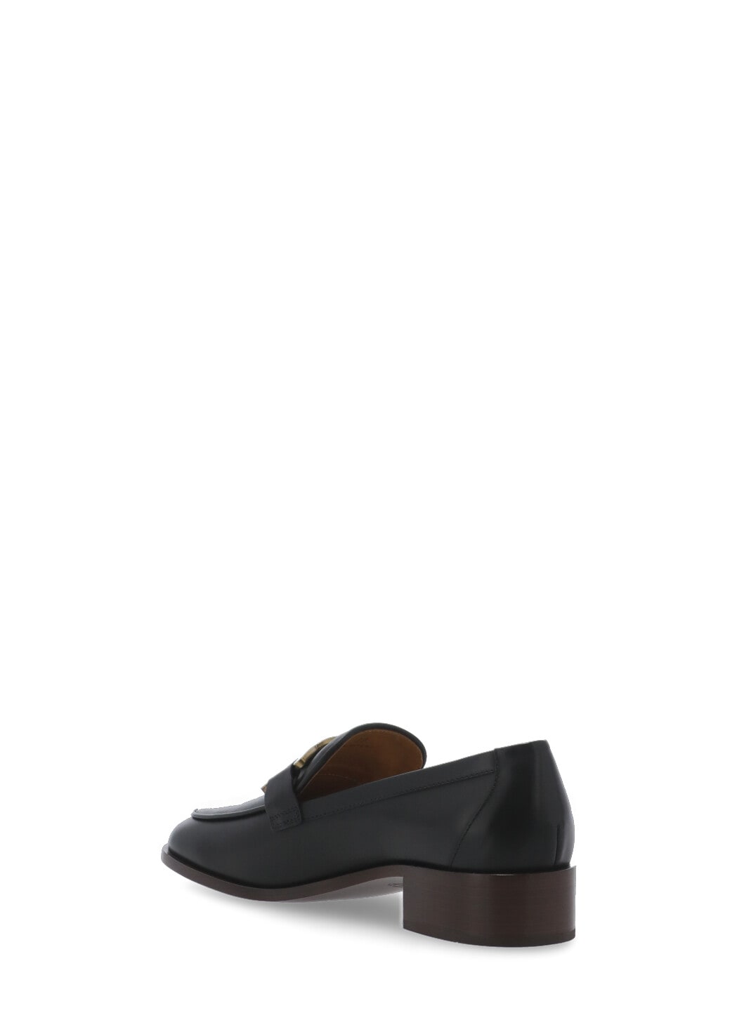Tod's Leather Loafers In Black