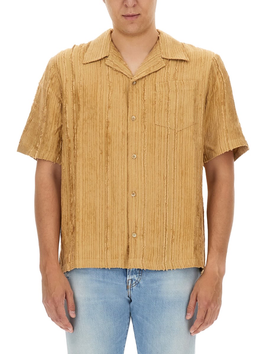 Shop Séfr Shirt Dalian In Beige