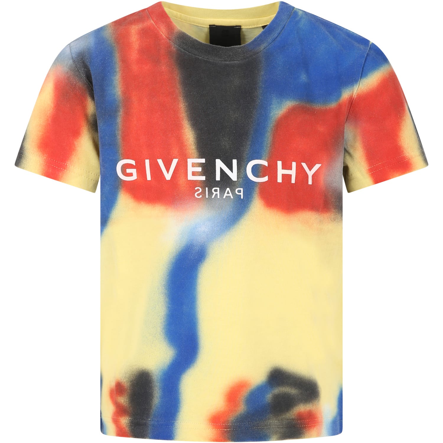 Givenchy Multicolor T-shirt For Boy Avec Logo