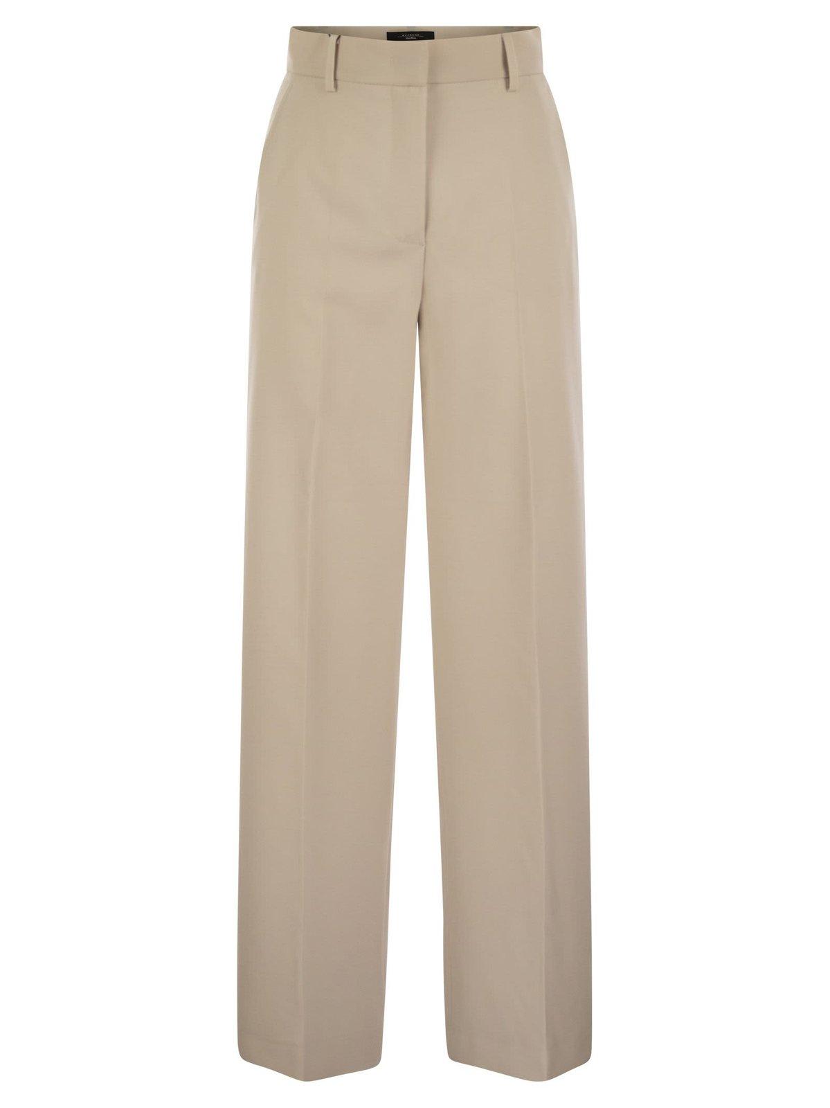 Stretch Wide Leg Trousers