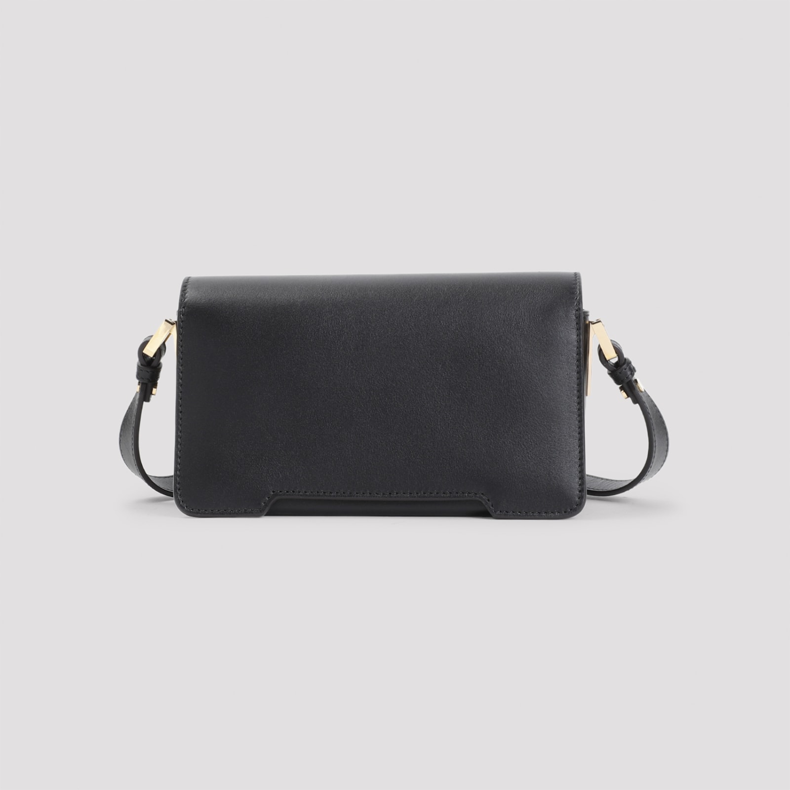 Shop Marni Mini Shoulder Bag In Black