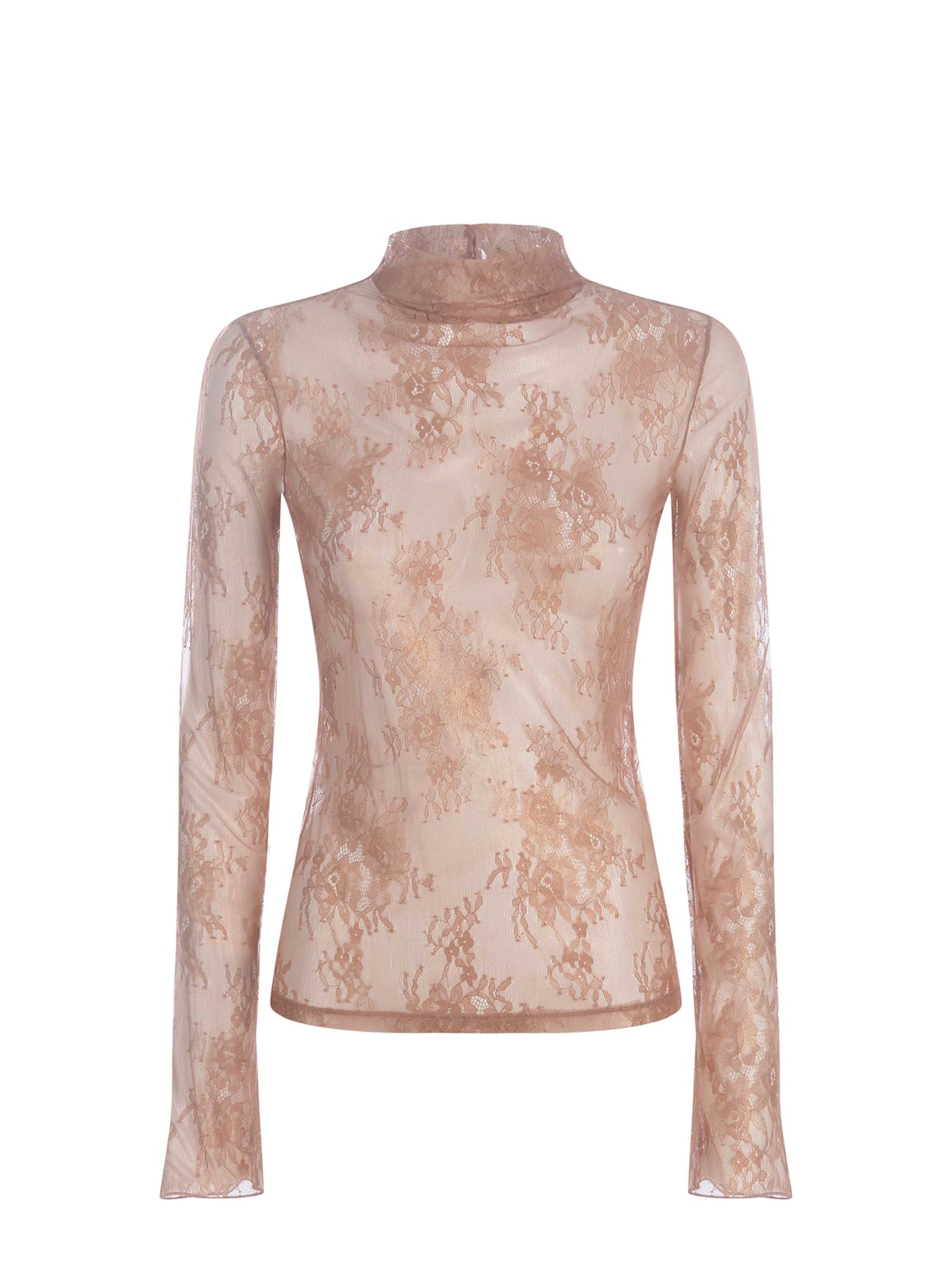 Traminer Lace Long Sleeves Top