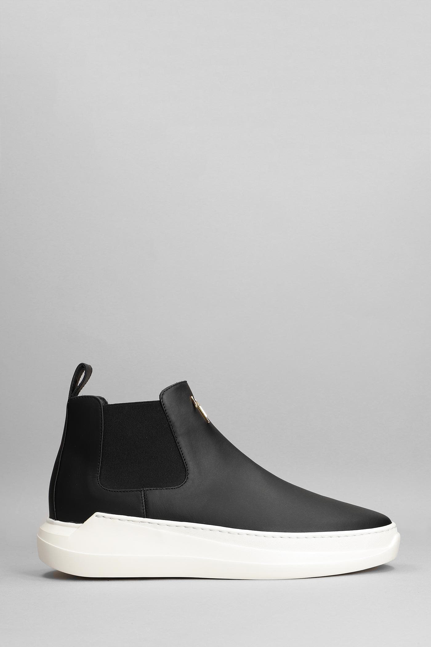 Giuseppe Zanotti Conley High Sneakers In Black Leather