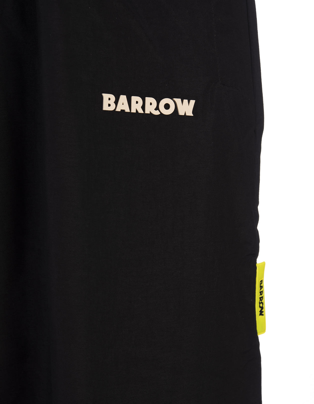 Barrow Embroidered-logo Motif-zip Track Pants In Black