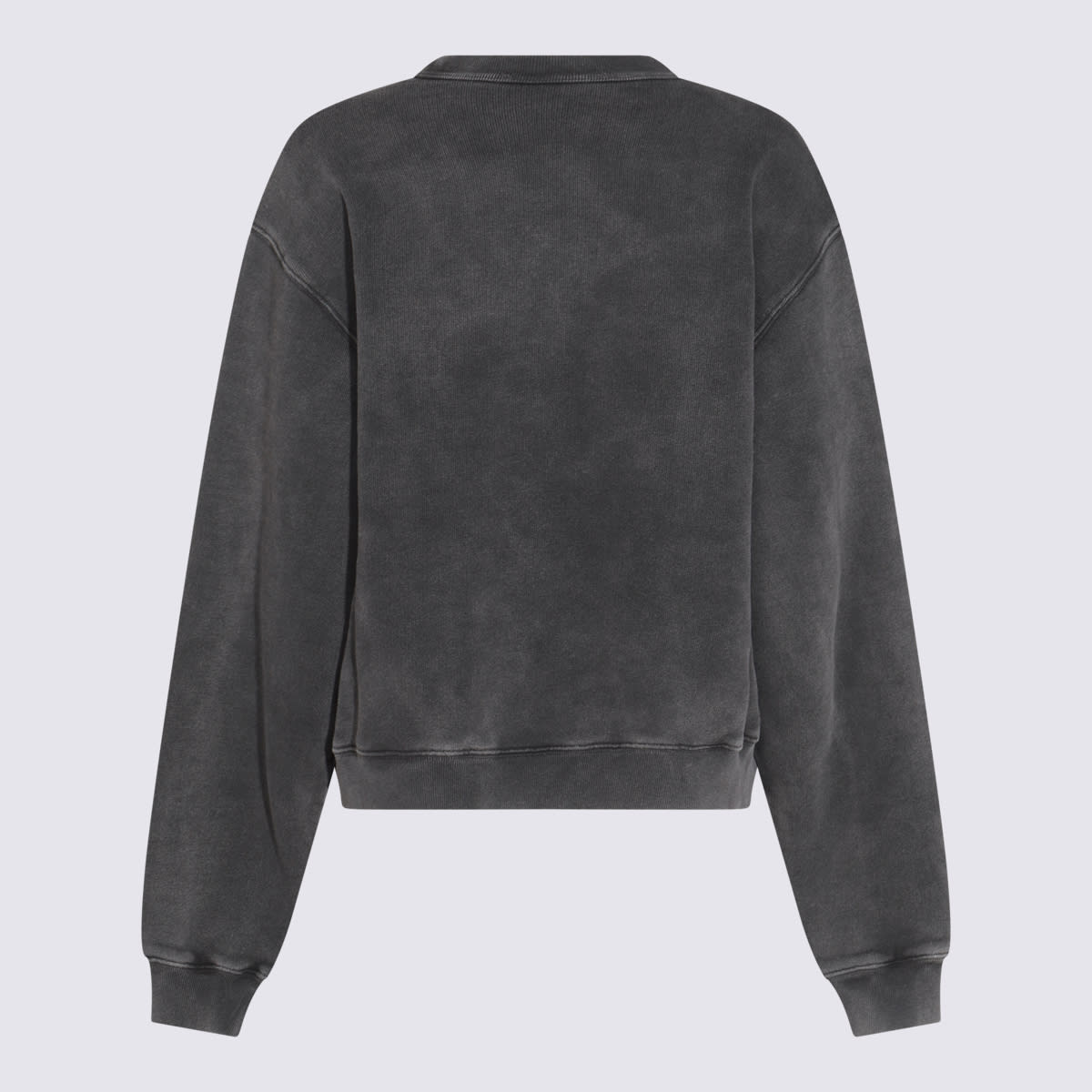 Shop Alexander Wang Grey Cotton Sweatshirt In Washed Cedar