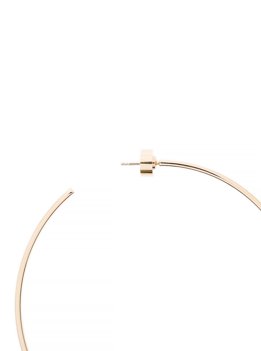 Shop Jacquemus Les Creoles Gold-tone Hoop Earrings In Brass Woman