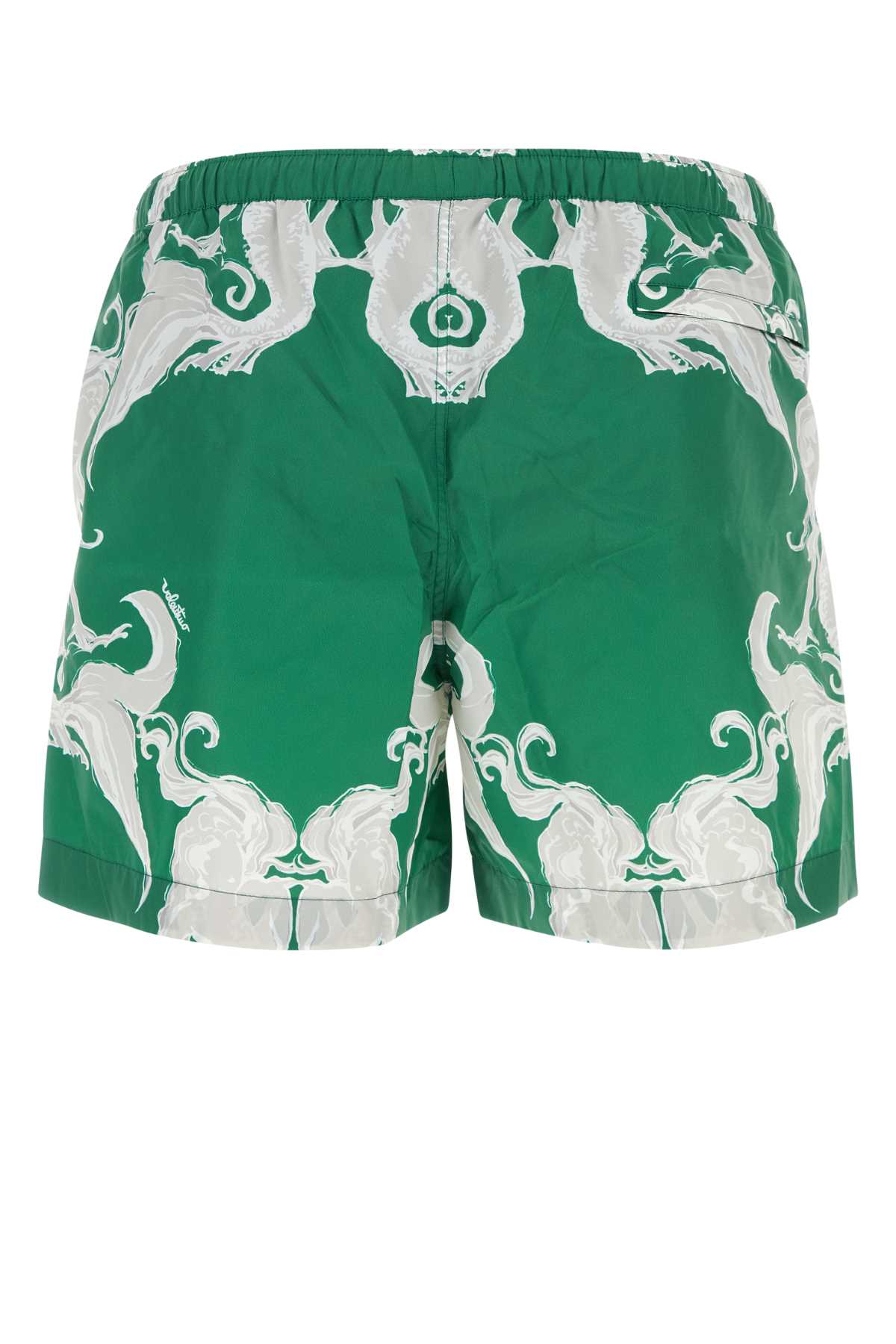 Shop Valentino Printed Nylon Swimming Shorts In Stsirenederaperla