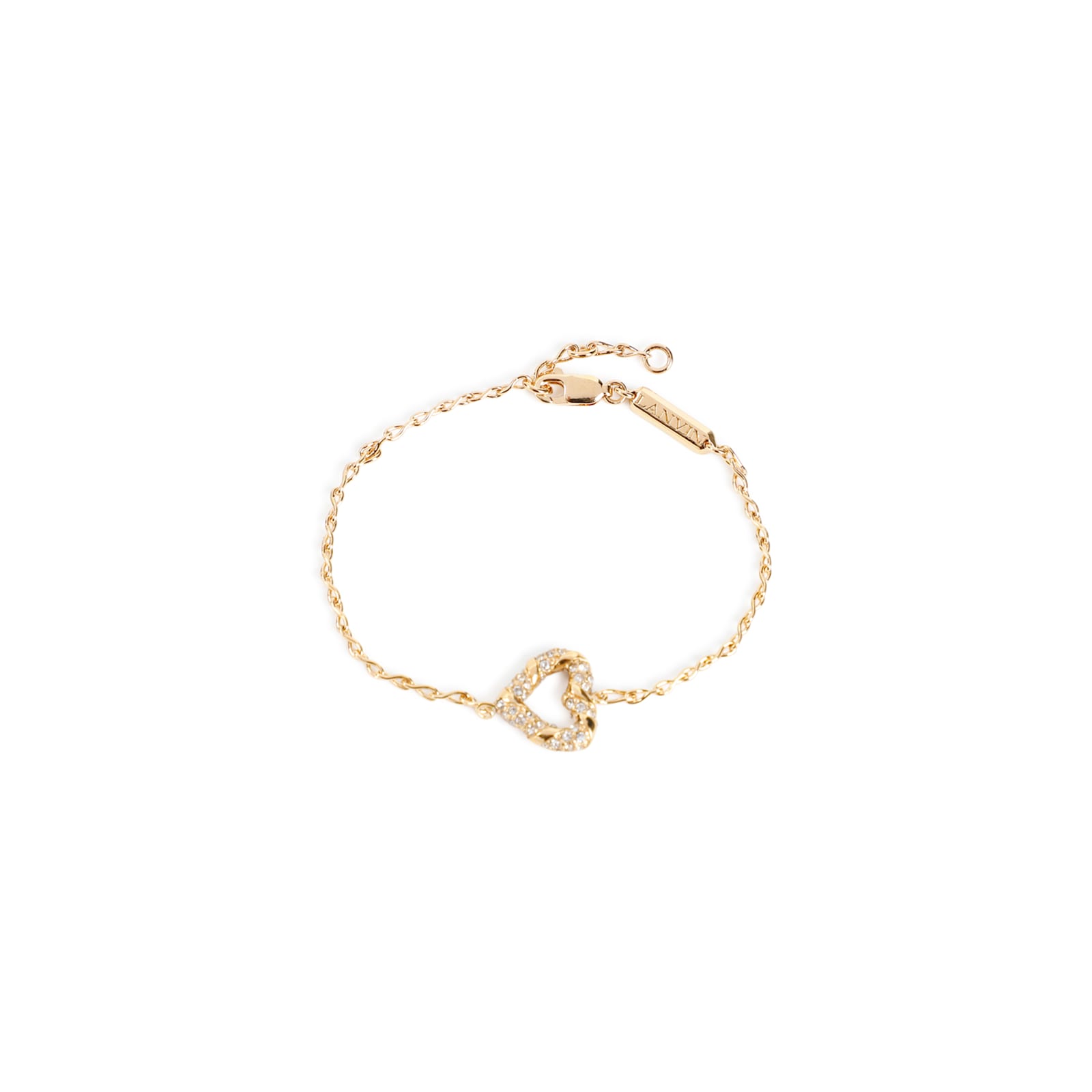 Lanvin Heart Shape Pendant Bracelet