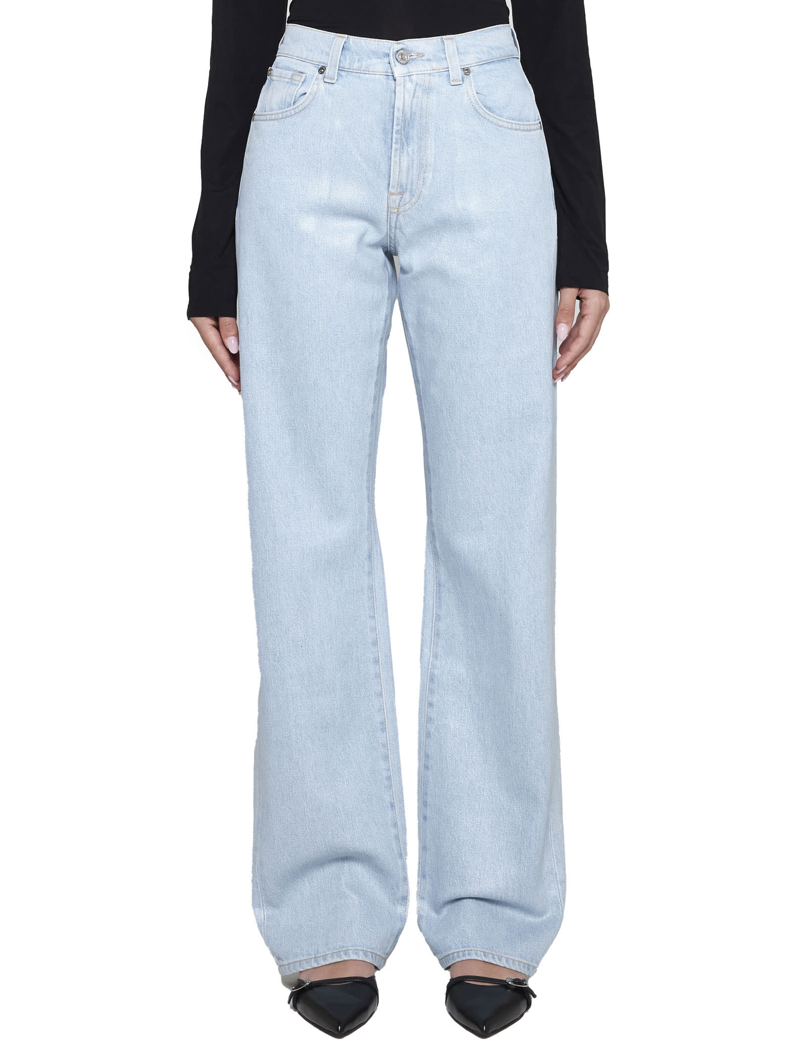 Shop 7 For All Mankind Jeans In Blue