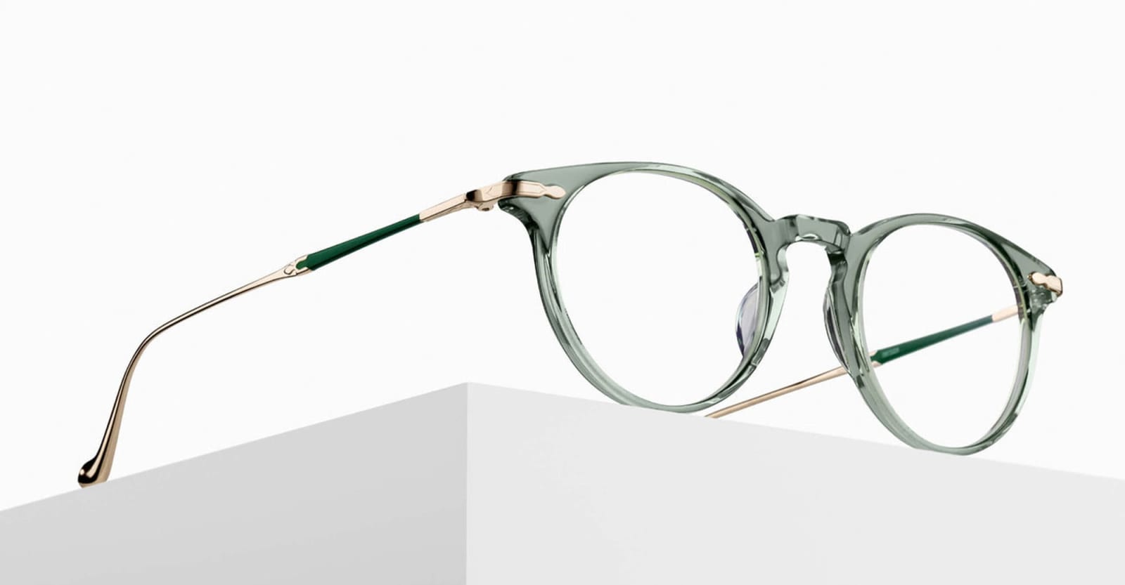 Shop Matsuda M2056 - Mint Green - Pale Gold Rx Glasses