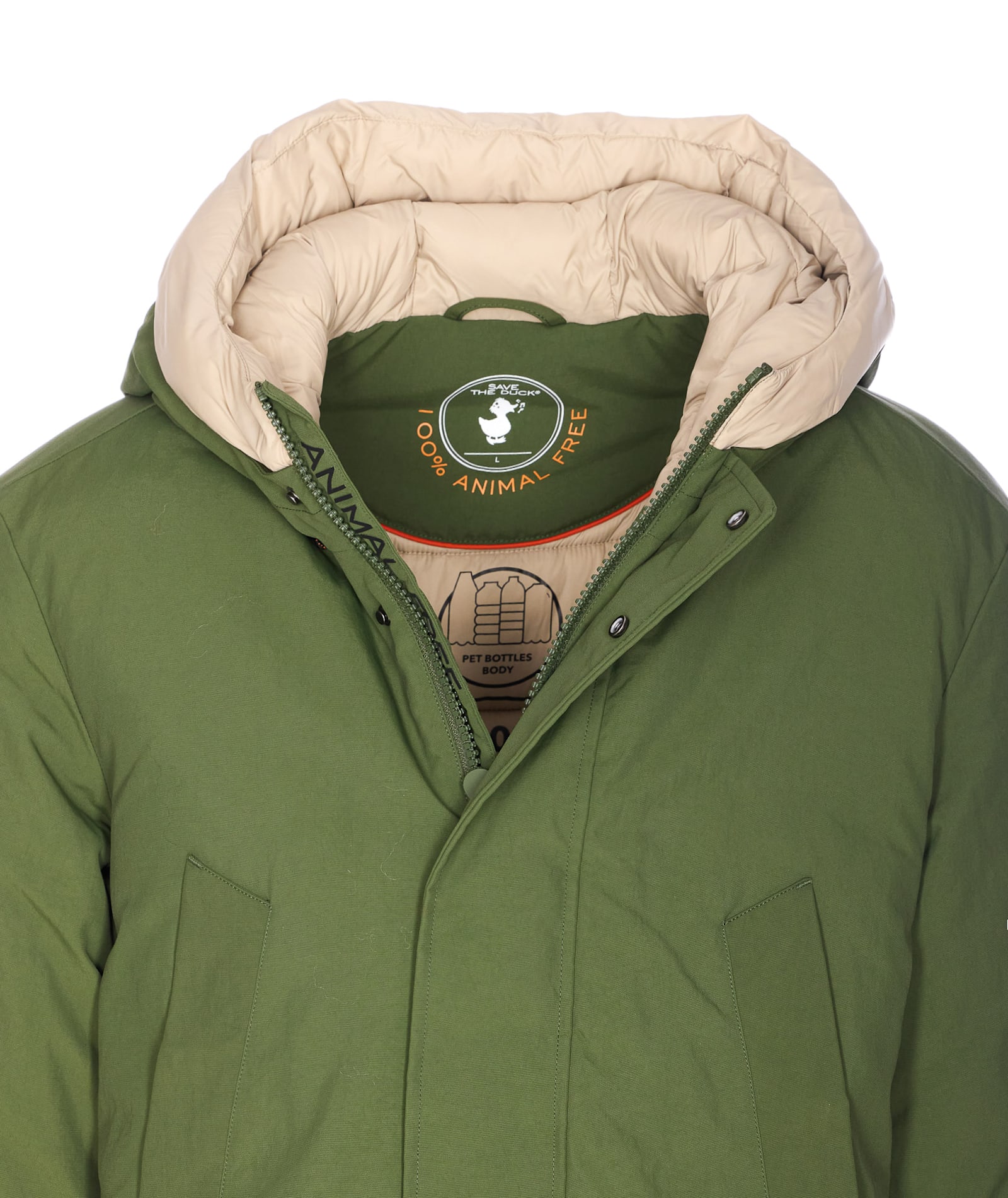 Save The Duck Forest Padded Parka In Green