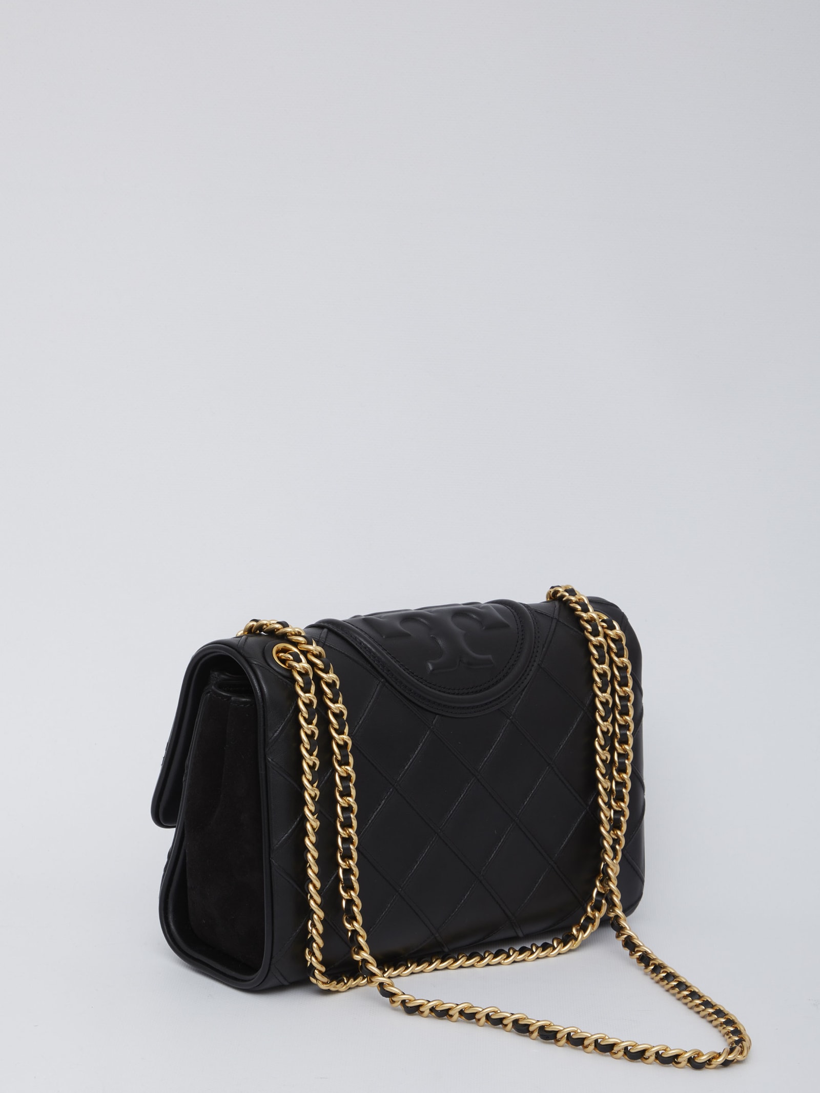 Shop Tory Burch Fleming Soft Convertible Bag In Black