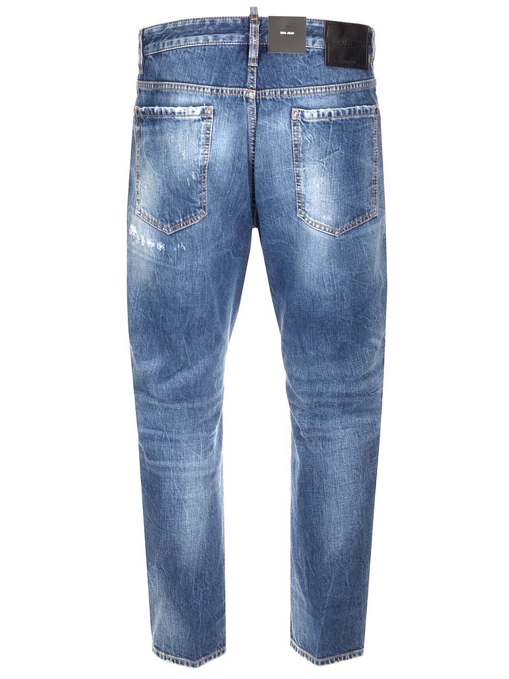 Shop Dsquared2 Bro Jeans In Blu Denim