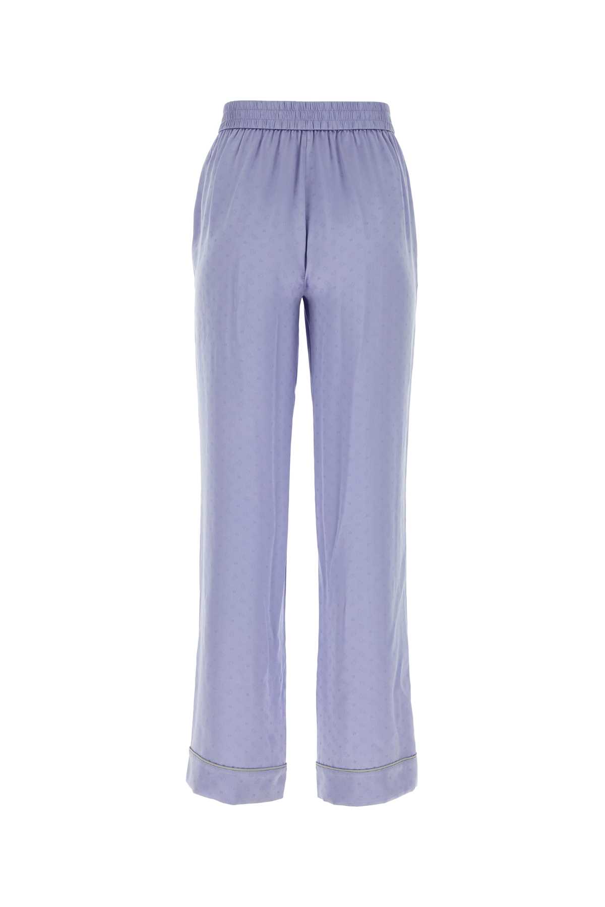 Shop Alexander Wang T Cerulean Blue Satin Pyjama Pant In Bluebells