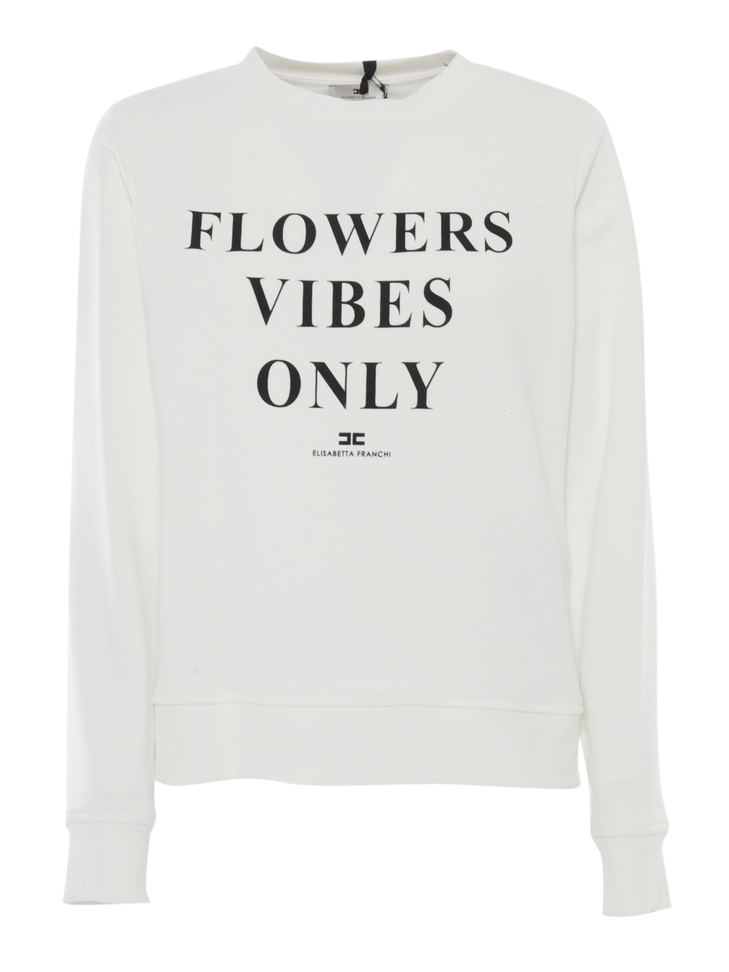 Elisabetta Franchi Sweater In Avorio