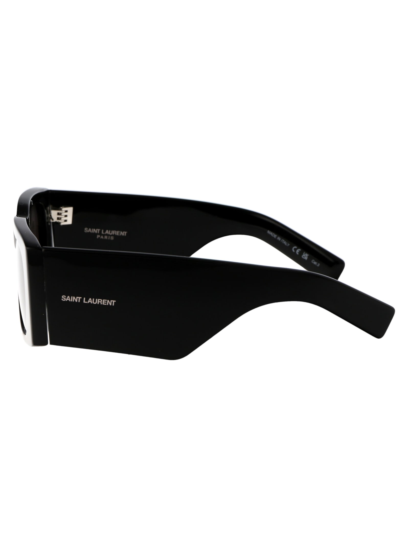 Shop Saint Laurent Sl 654 Sunglasses In 001 Black Black Black