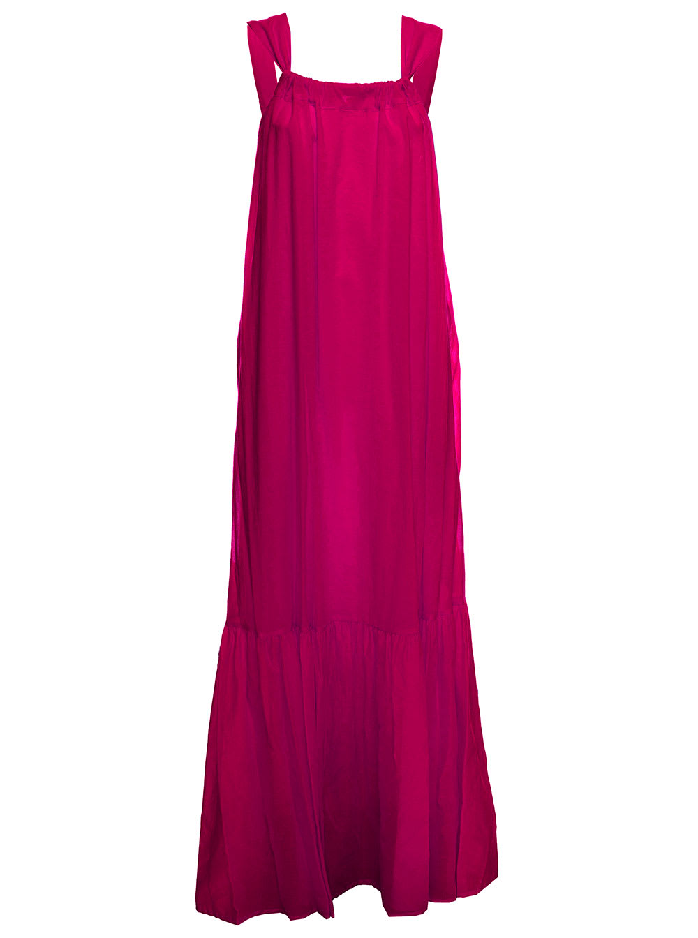 Momonì Woman S Lexington Pink Cotton Long Dress