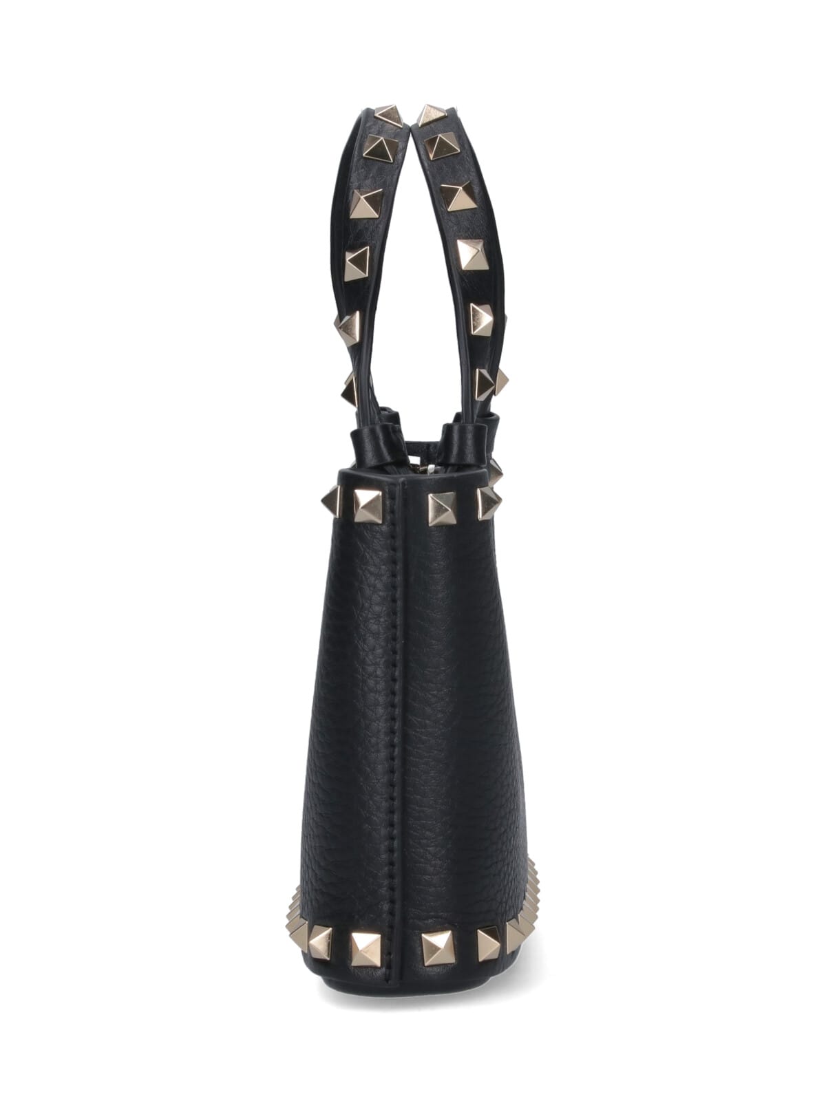 Valentino Mini Tote Bag Rockstud In Black