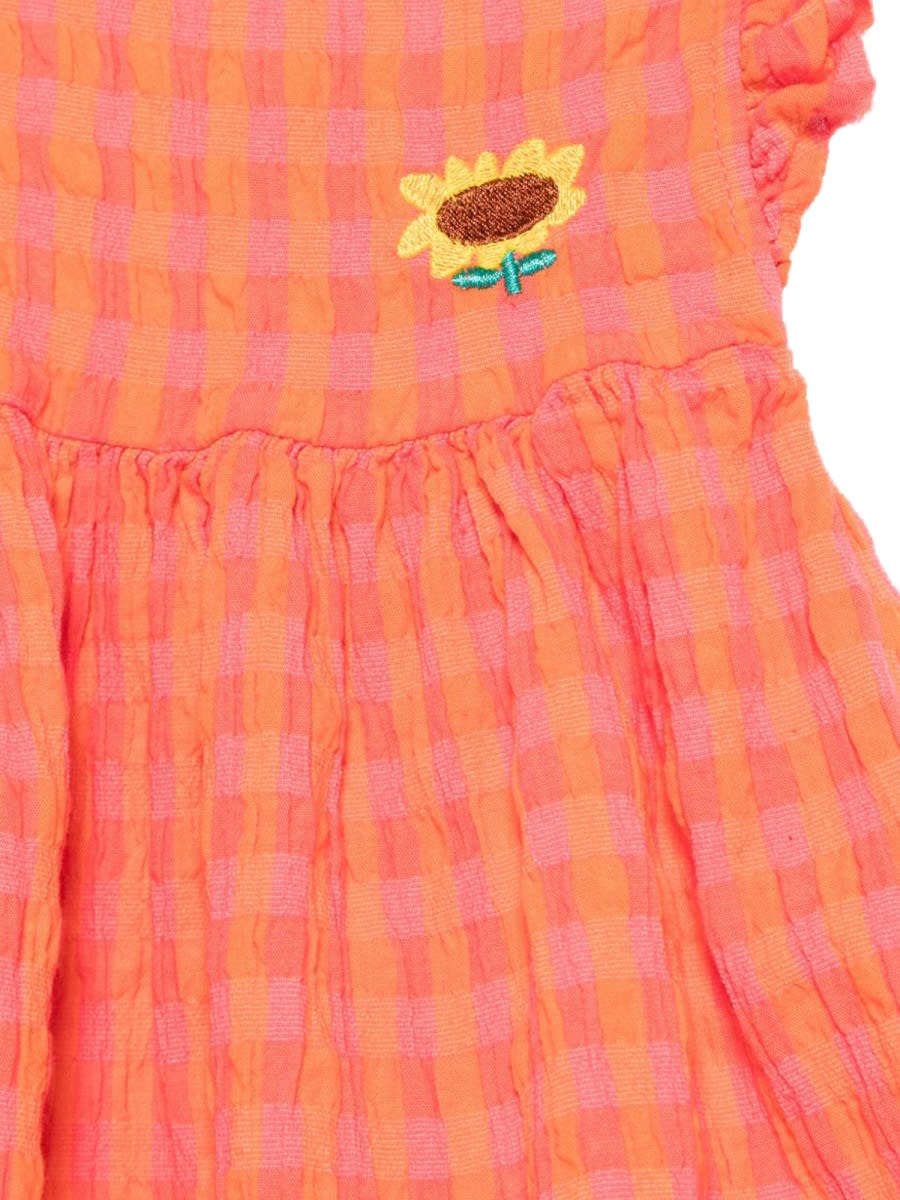 Bobo Choses Vichy Dress In Red