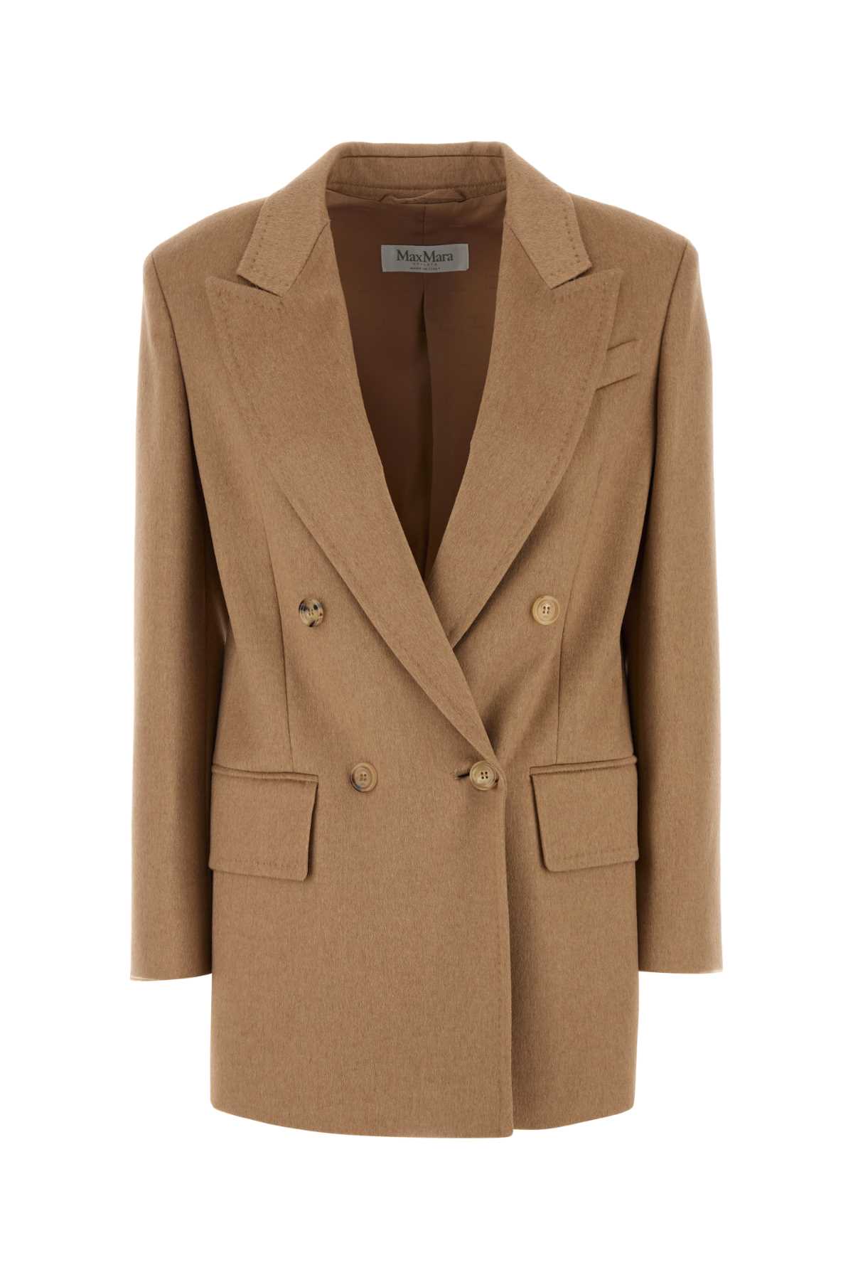 Shop Max Mara Camel Camel Falster Blazer In Brown