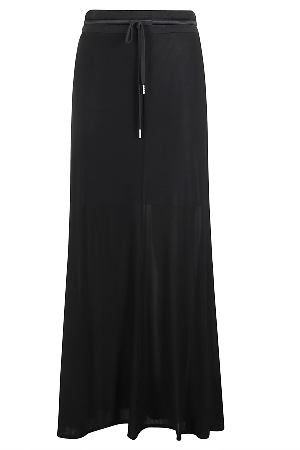 Shop Helmut Lang Pull On Skirt In Black