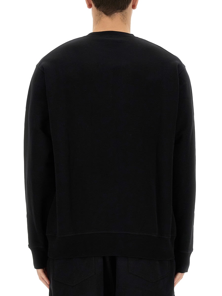 Shop Dsquared2 Sweatshirt With Logo Print In Black