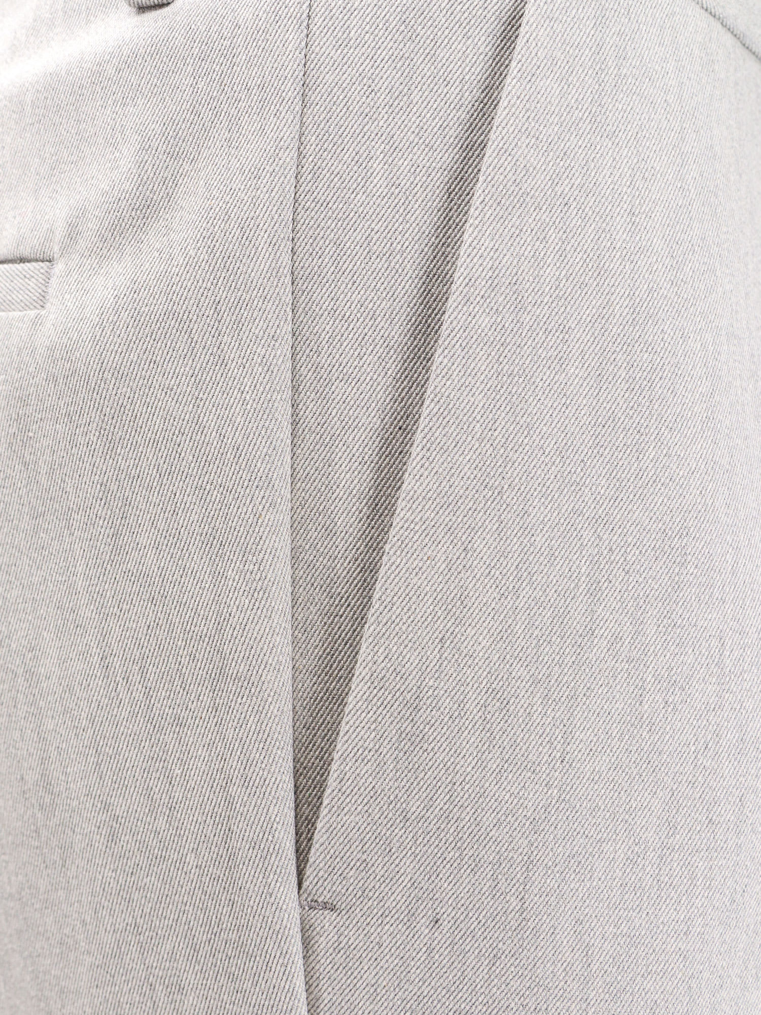 Shop Brunello Cucinelli Trouser In Grey