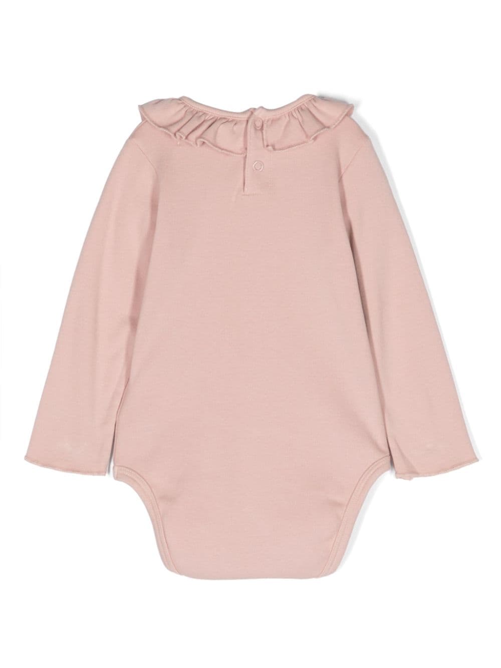 Shop Bobo Choses Baby Mouse Ruffle Collar Body In Pink