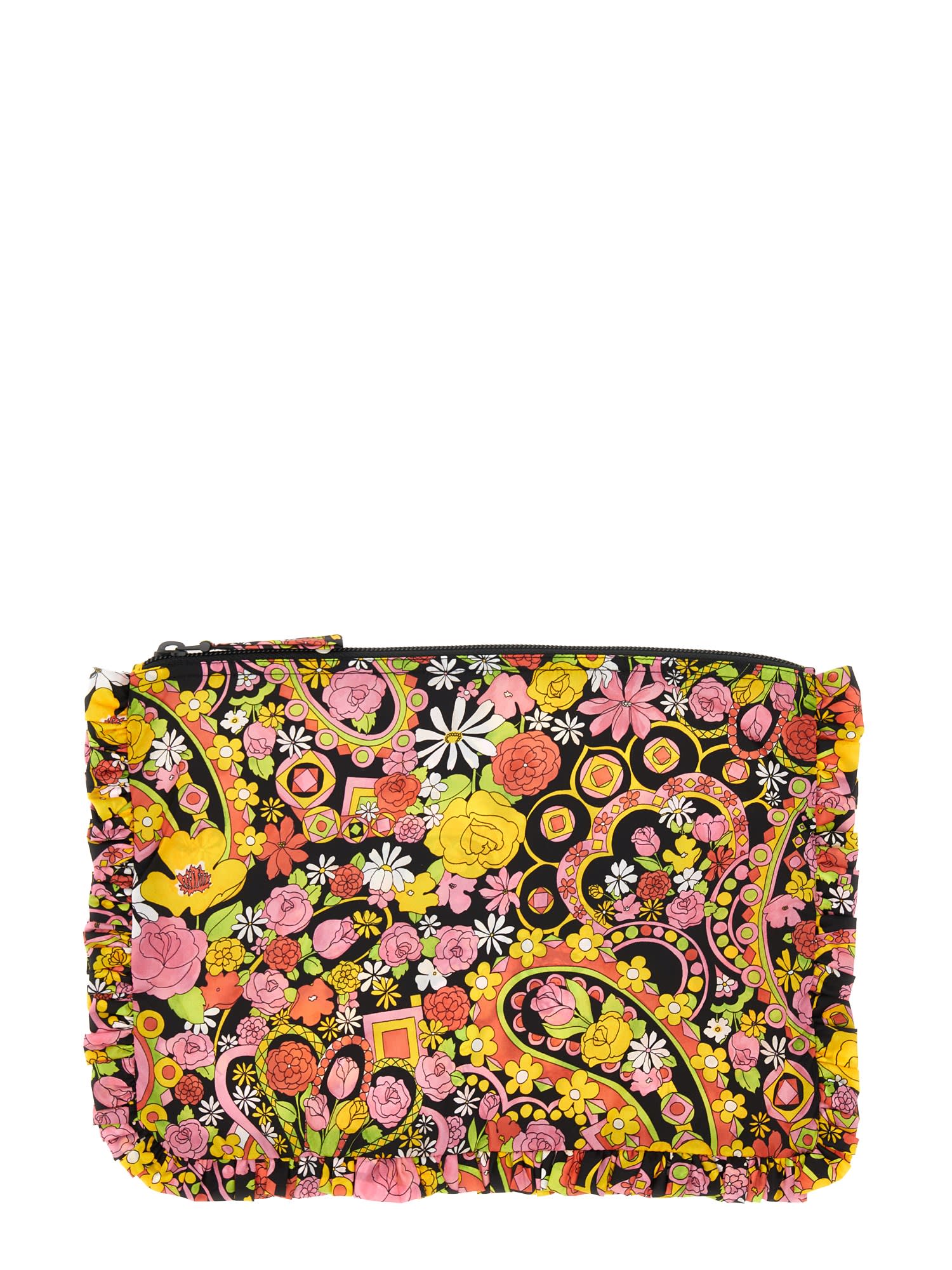 La DoubleJ Clutch Bag With Floral Pattern