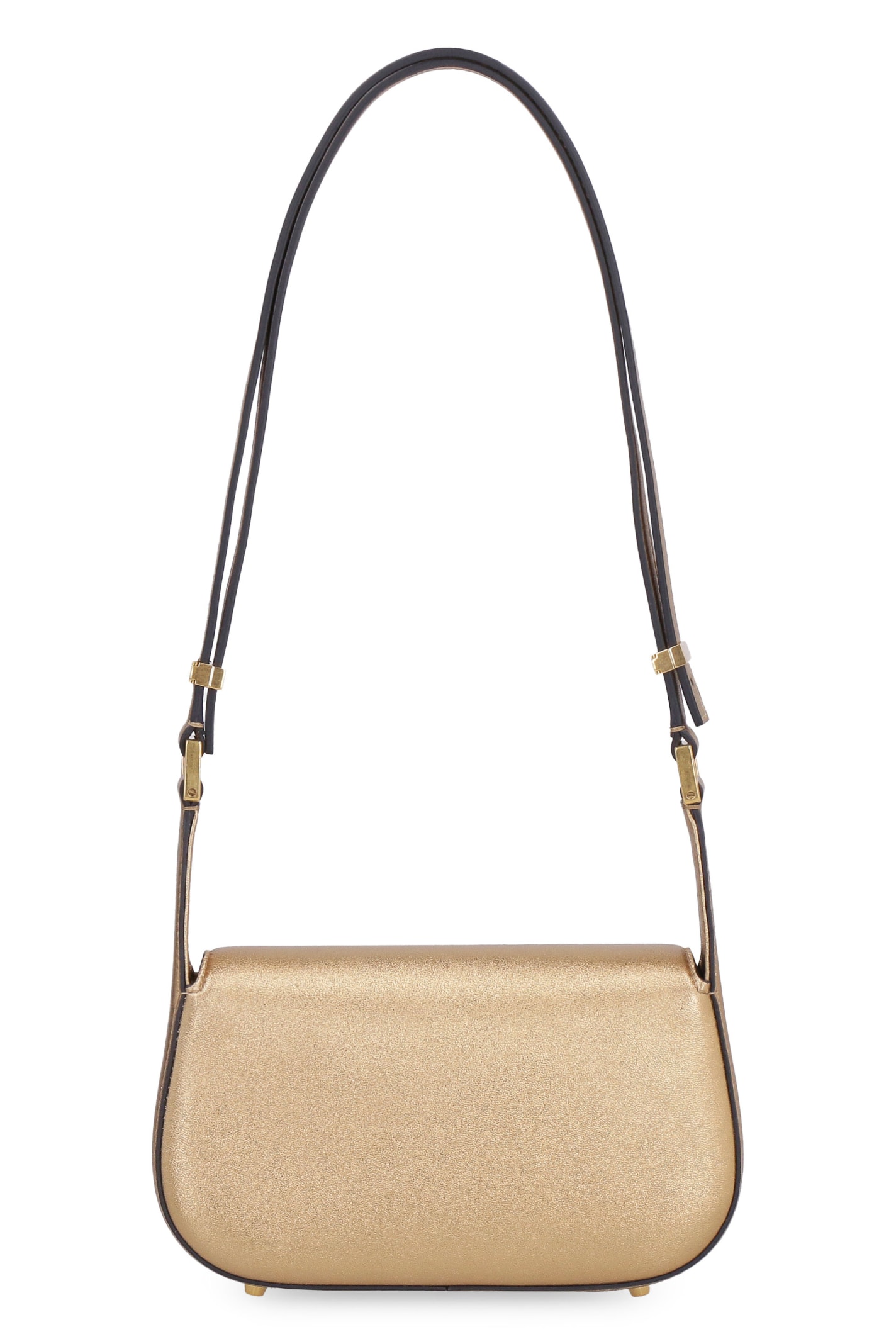 Valentino Vlogo Signature Shoulder Bag In Gold