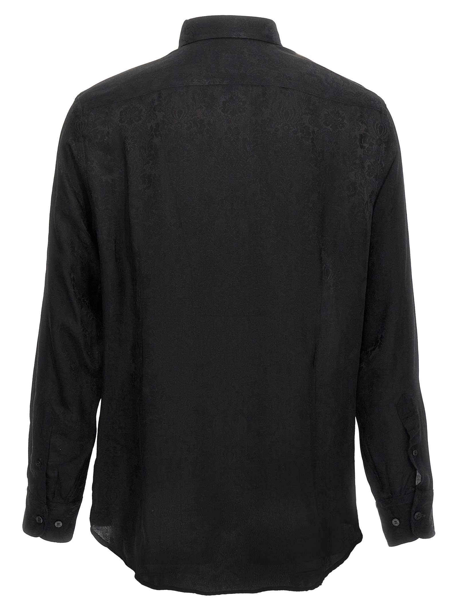 Shop Etro Floral Shirt In Black