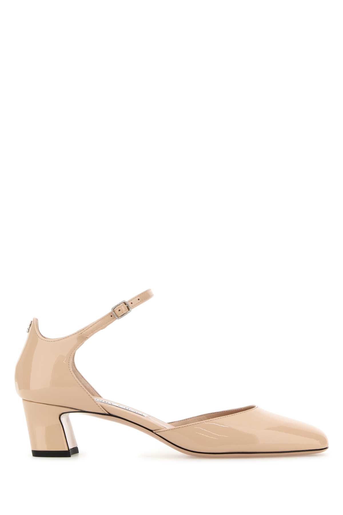 Jimmy Choo Pixie Ankle-strap Mary Janes Pumps In Macaroncrystal