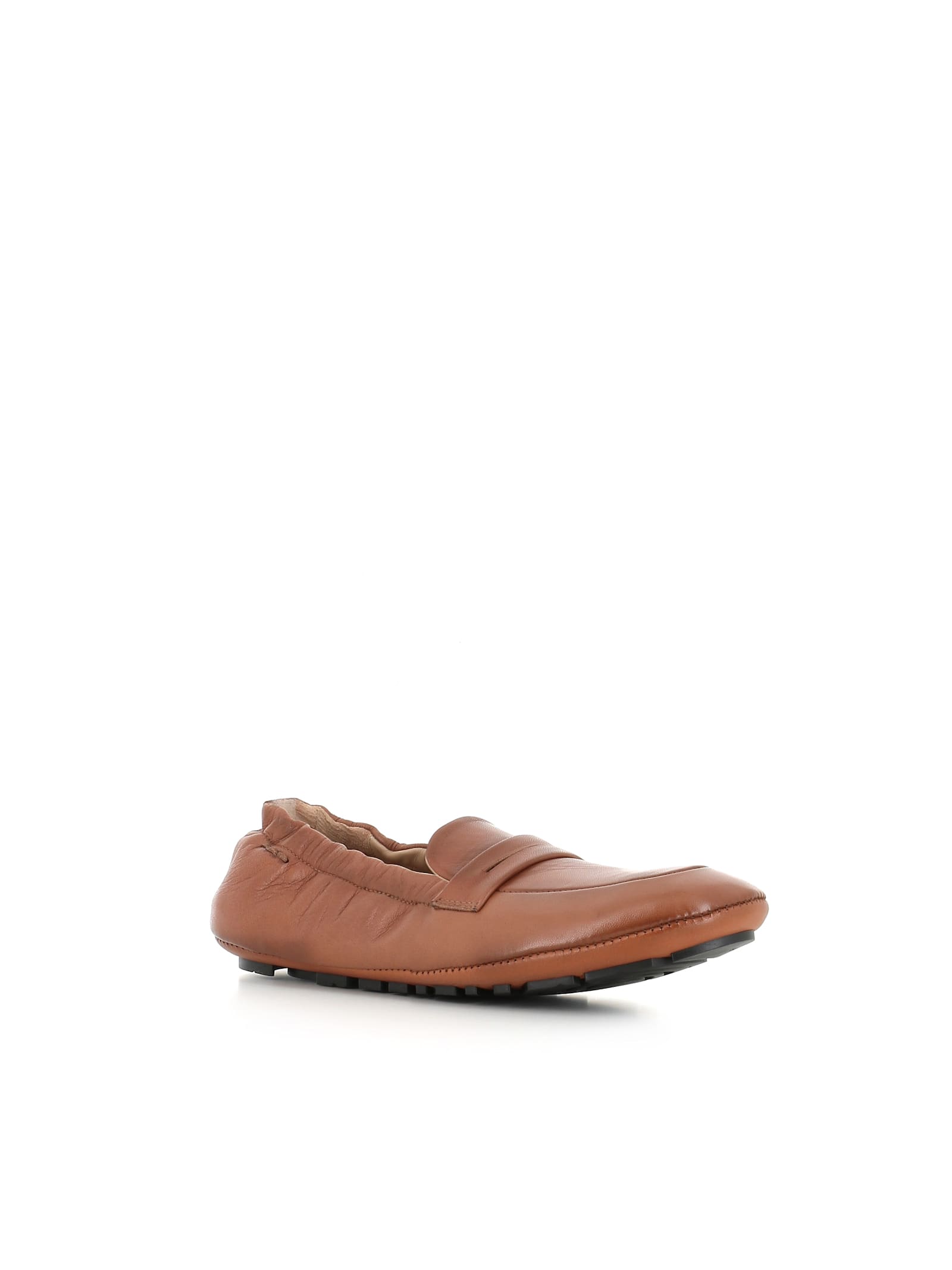 Alexander Hotto Leather Slippers In Brown