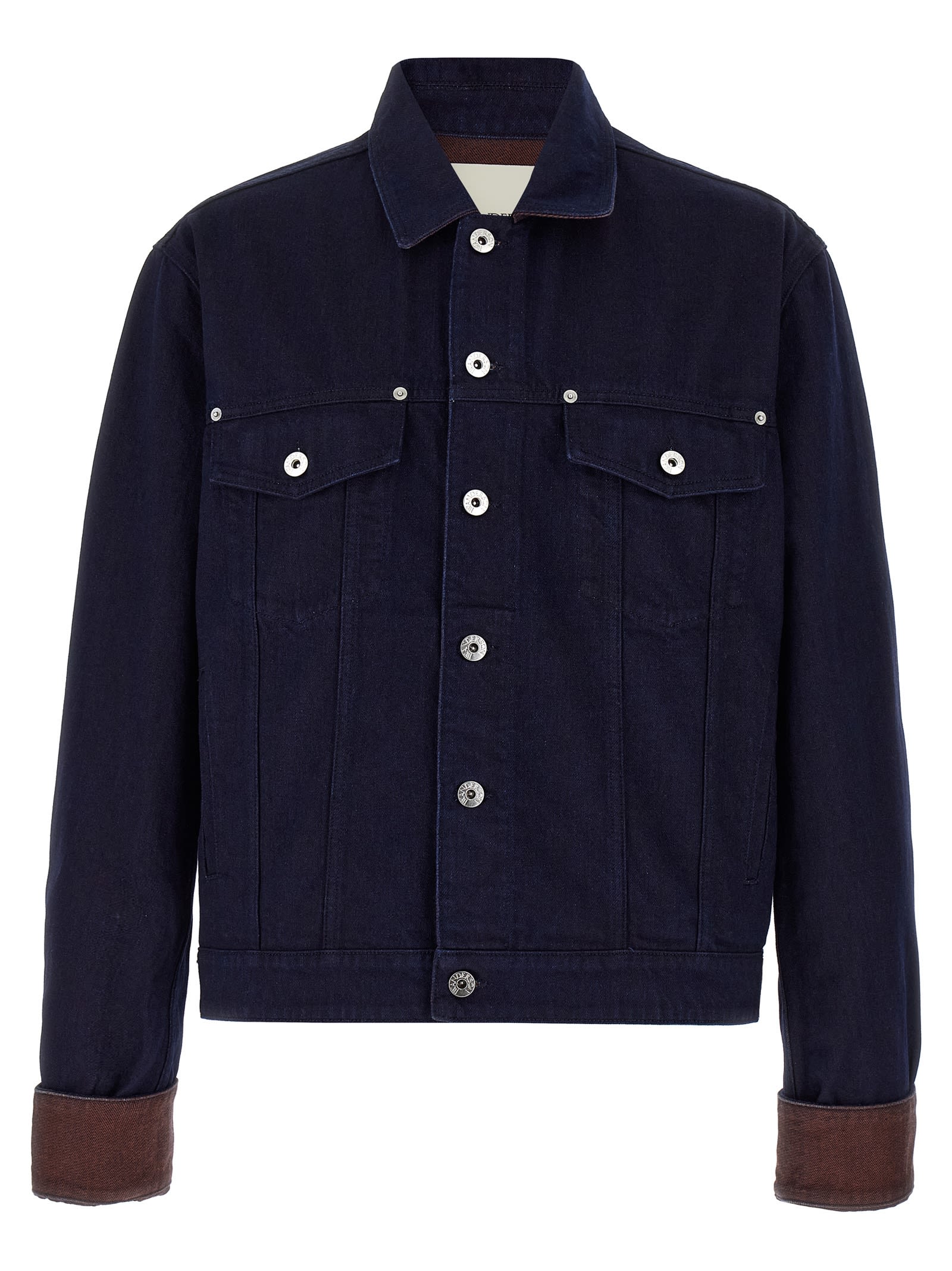 Jw Anderson Turn Up Cuff Jacket In Blue