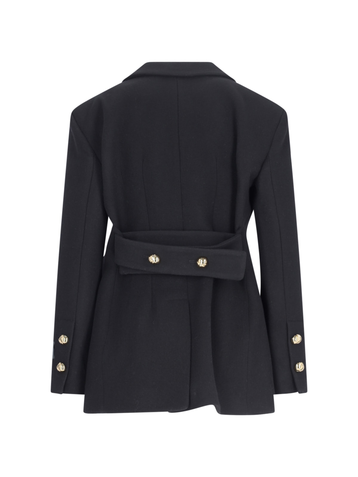 Shop Patou One-breasted Jacket In Black