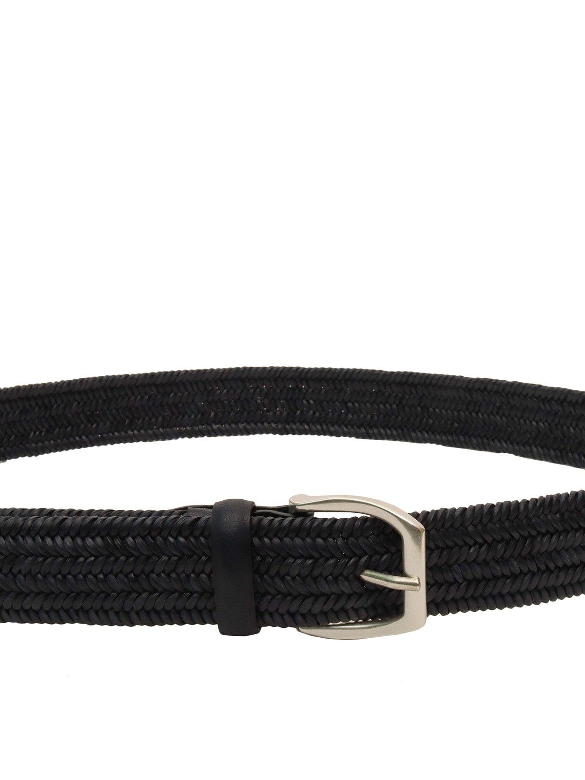 ORCIANI WIDE BRAIDED BELT