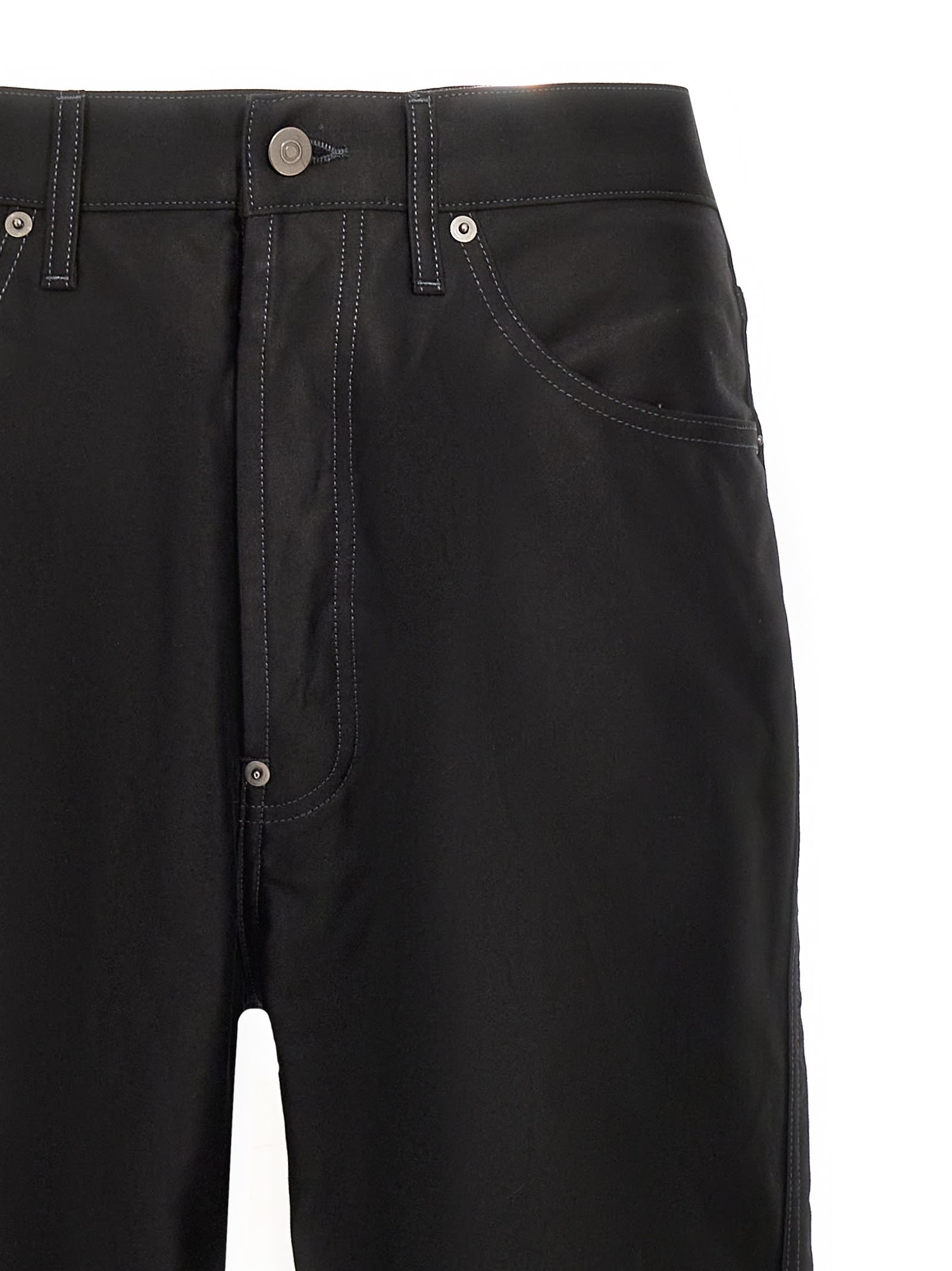 Shop Maison Margiela Martingale Pants In Black