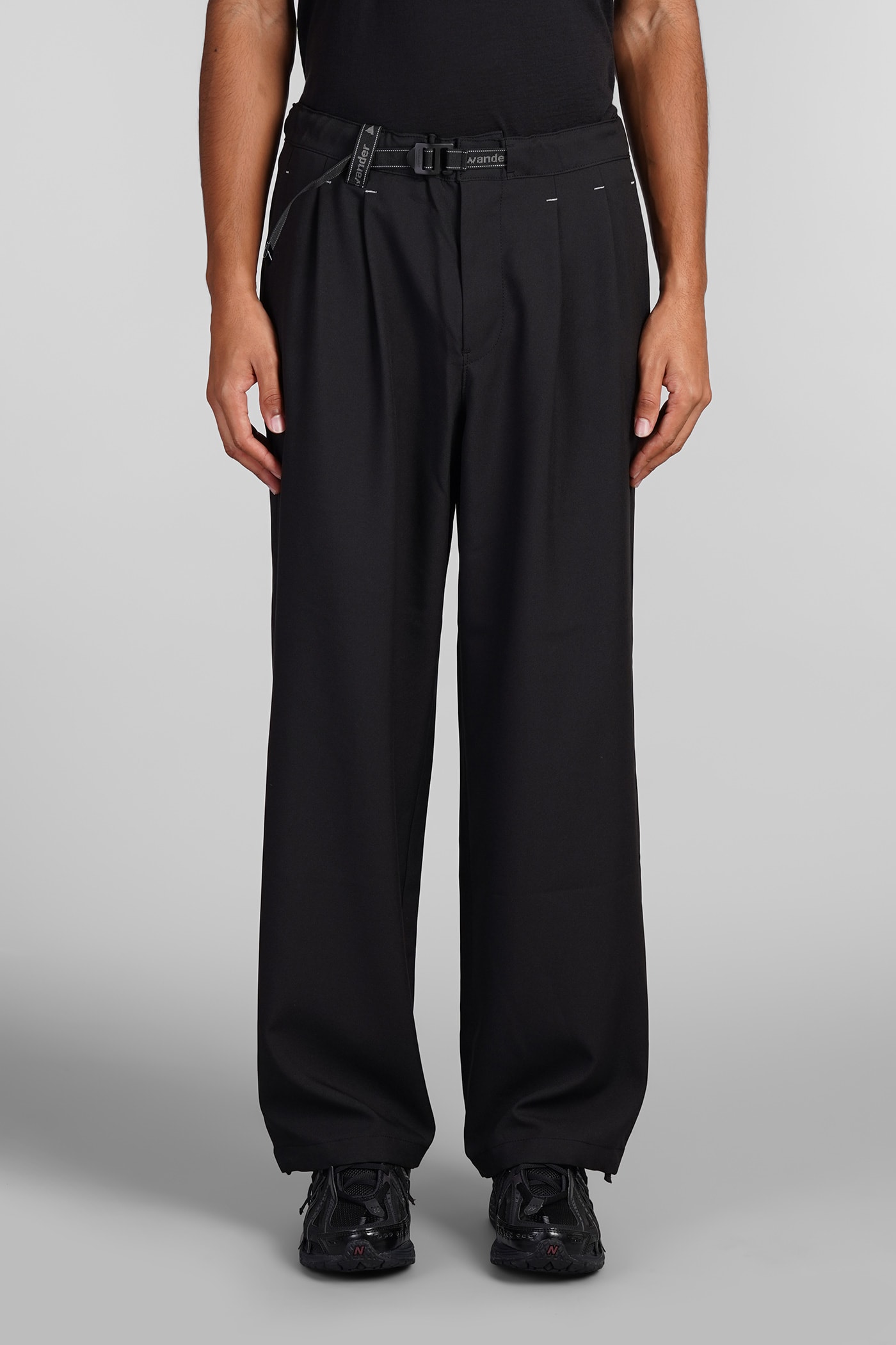 Pants In Black Polyester