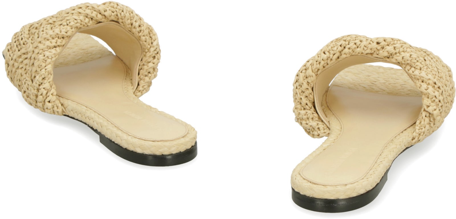 Bottega Veneta 10mm Lido Viscose Sandals In Beige