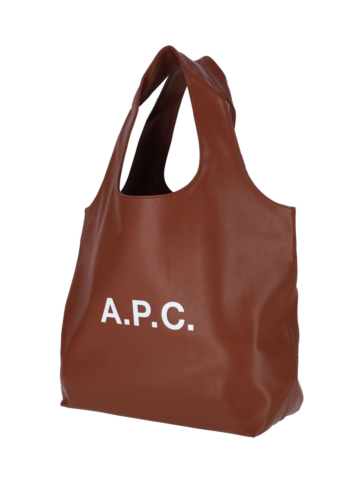 Apc Ninon Tote Bag In Brown