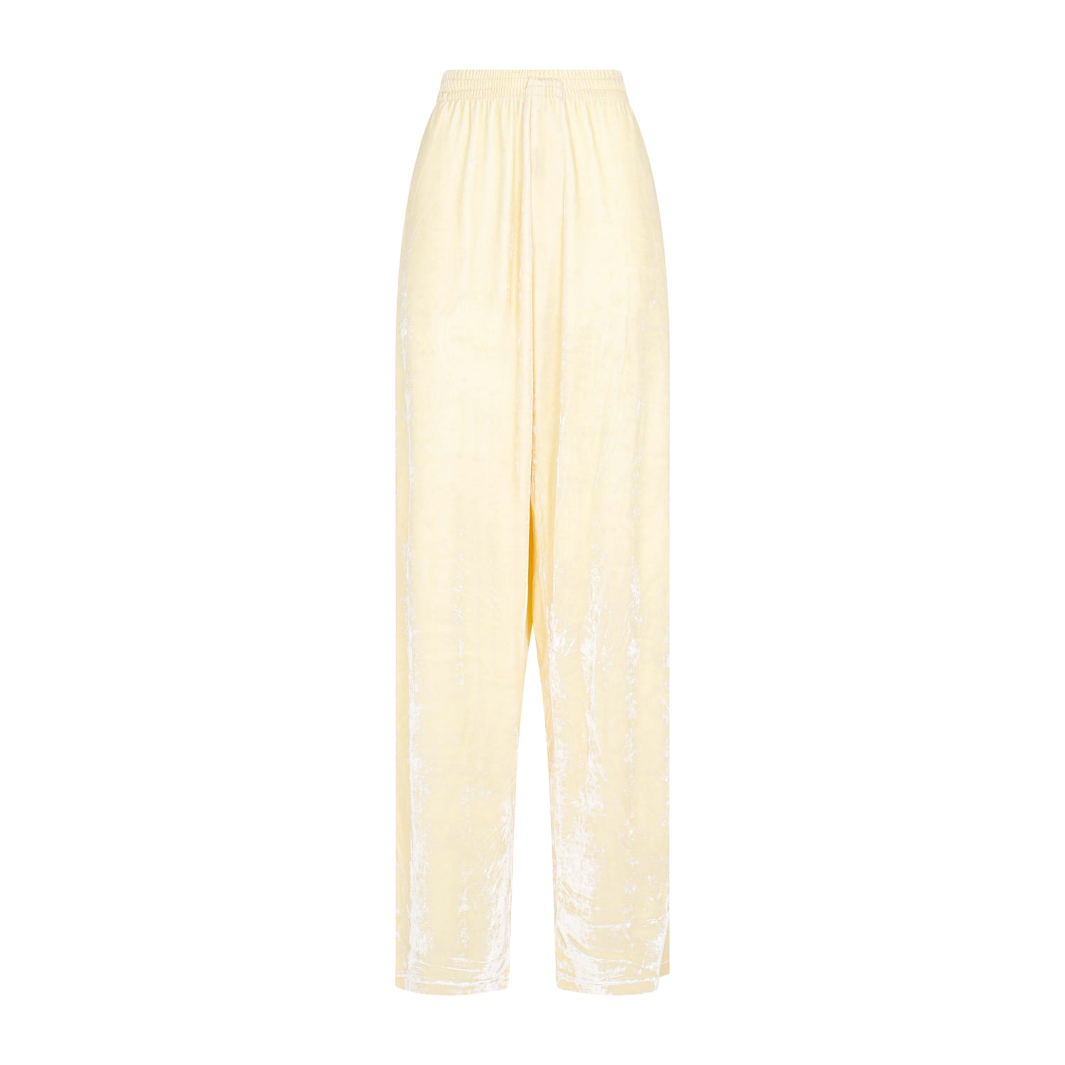 Shop Balenciaga Baggy Pants In Cream