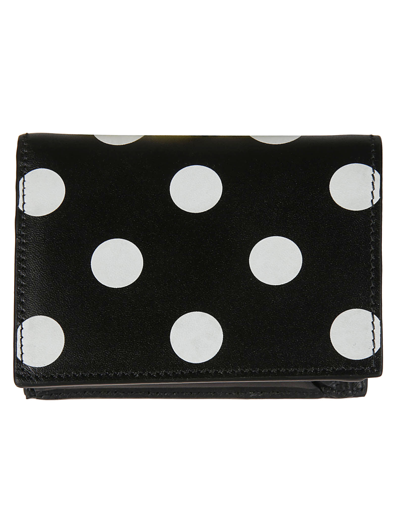 Comme des Garçons Play Dotted Print Folded Wallet