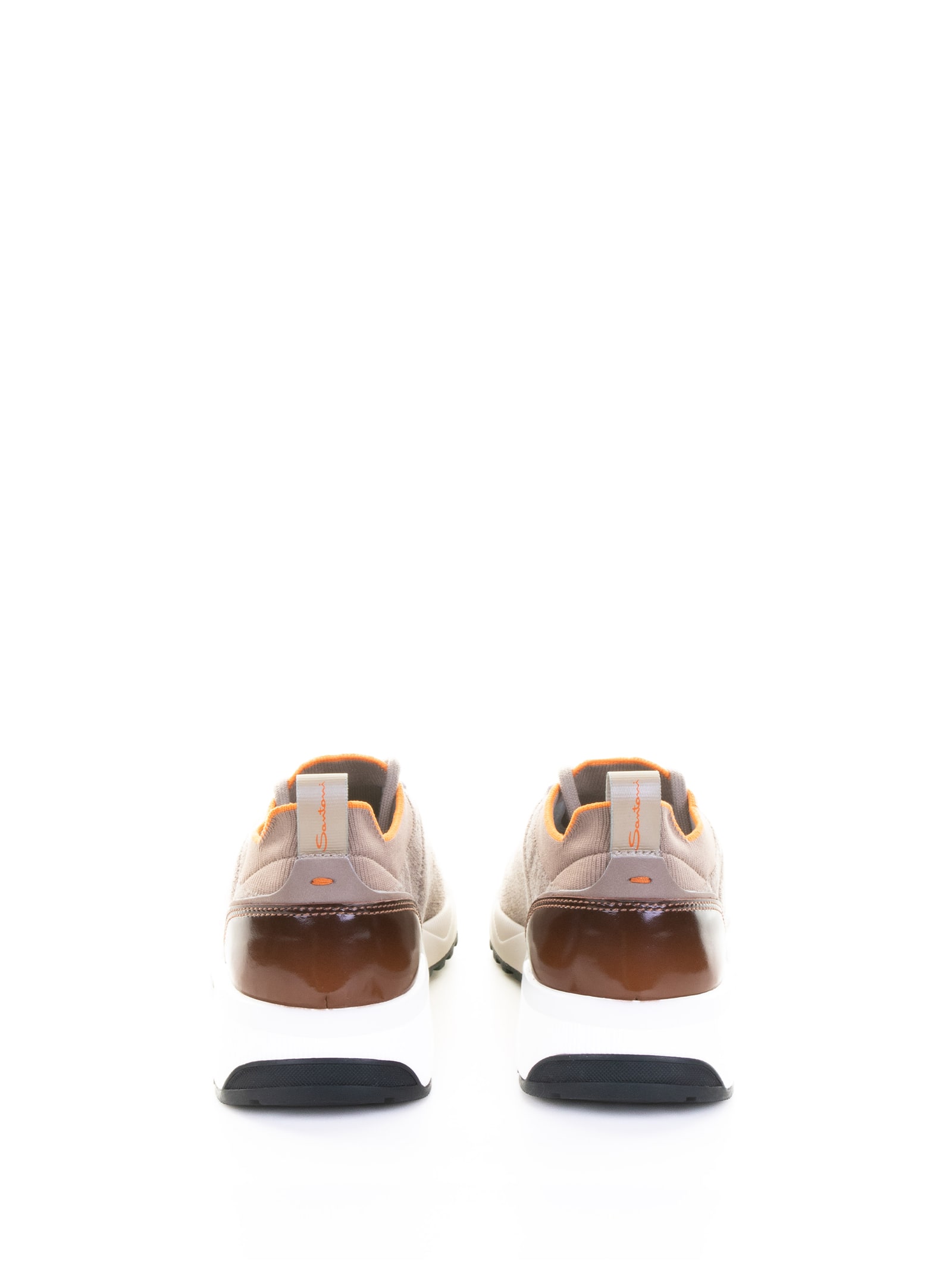 Santoni Sneakers Brown In Brown