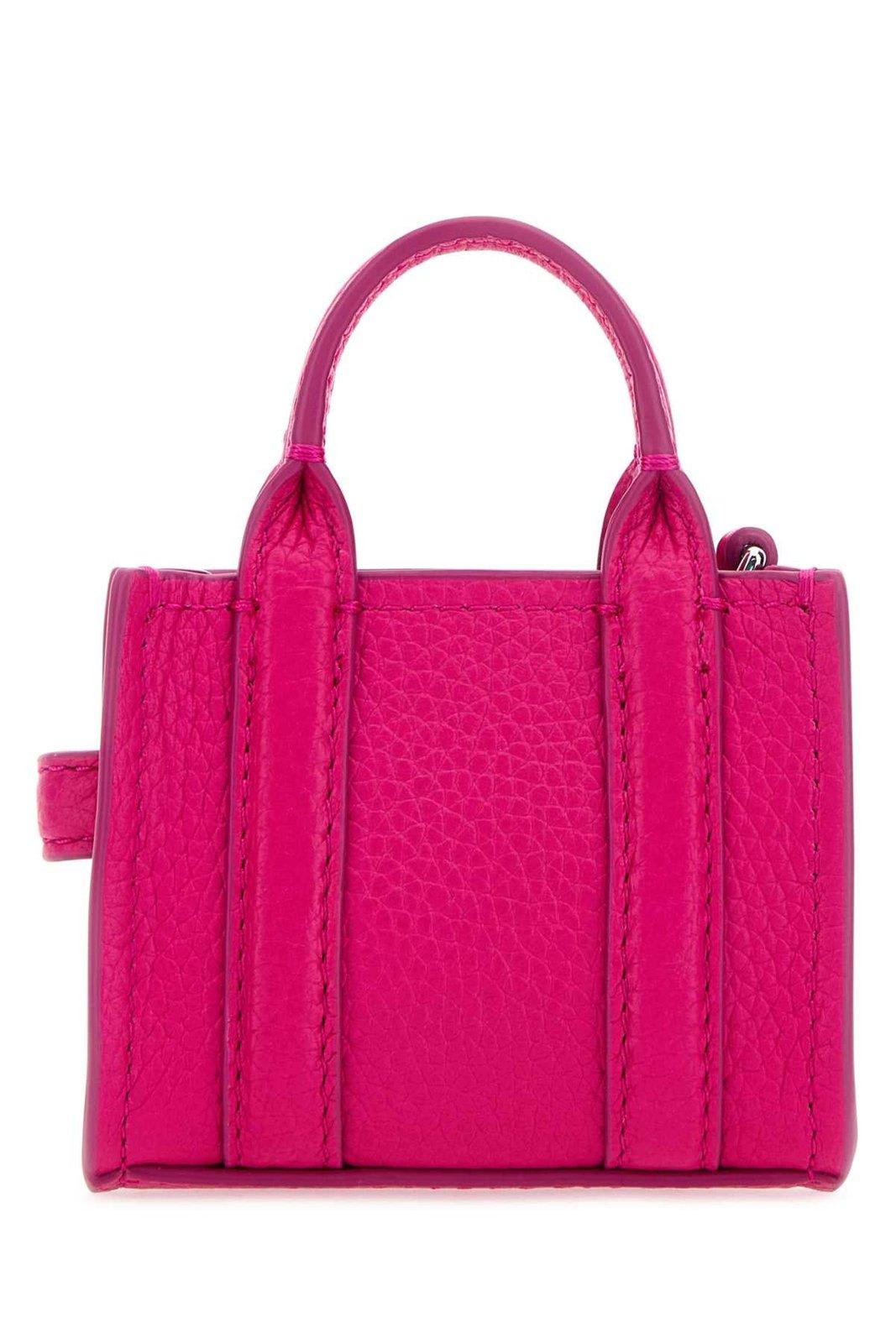 Shop Marc Jacobs The Nano Chained Tote Bag In Pink