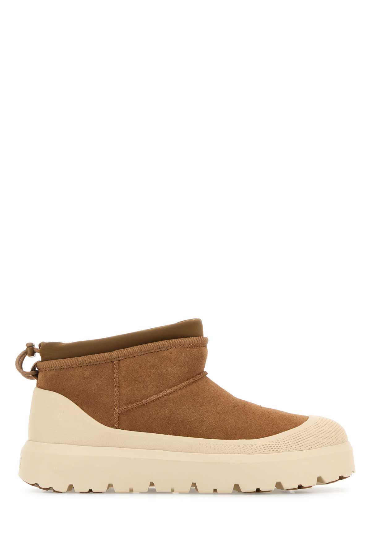 Ugg Biscuit Suede Ultra Mini Weather Hybrid Ankle Boots In Brown