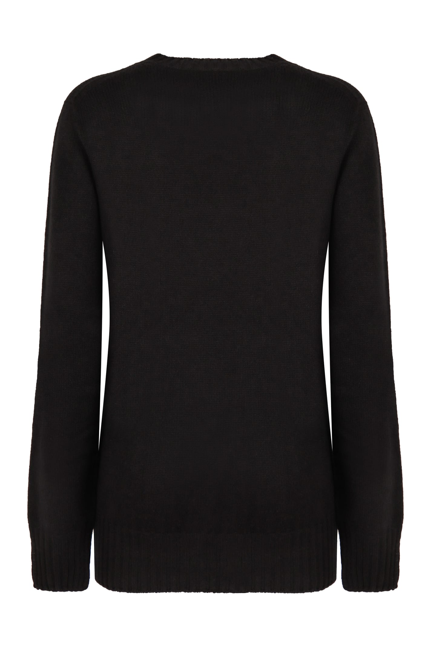 Shop Philosophy Di Lorenzo Serafini Wool And Cashmere Sweater In Nero