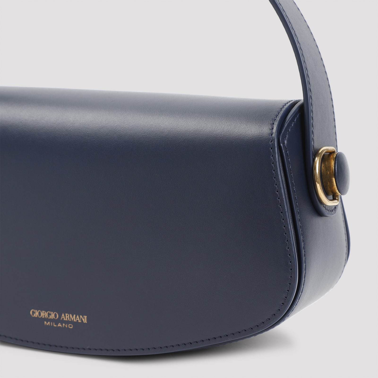 Shop Giorgio Armani Handbag In Blu